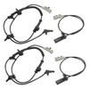 4 Pcs ABS Wheel Speed Sensors Compatible with Jeep Grand Cherokee Commander 2006 2007 2008 2009 2010, Front and Rear Abs Sensors, Replacement for
