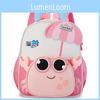 Cartoon Crab Kids Backpack With Lightweight Nylon Material For School Use