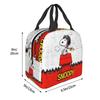 Custom S-Snoopies Lunch Bag Men Women Cooler Thermal Insulated Lunch Box for School
