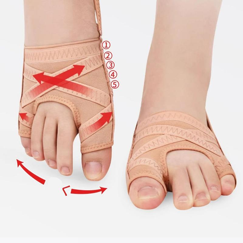 Stof Bunion Corrector Teen Spreider Verstelbare Hallux Valgus Sleeve