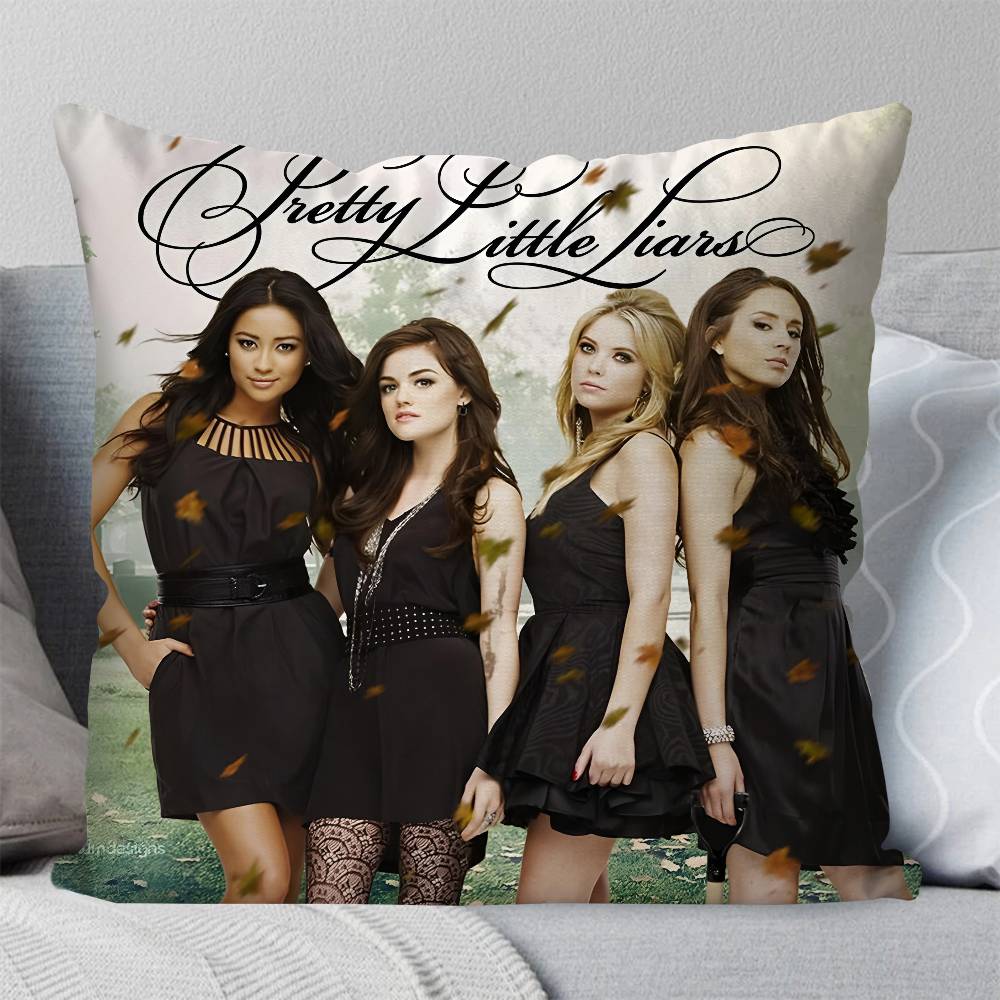 Pretty Little Liars Kissenbezug Quadratisches Kissen Schlafzimmer Sofa Freizeit Komfortkissen Auto Wohnzimmer Heimdekoration