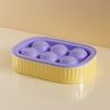 Ice Hockey Mold Reusable Spherical Ice Block Maker Easy Release Ice Tray