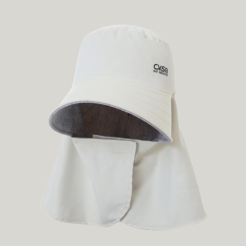 Summer Ice Silk Sun Hat For Women New Neck Protection Integrated Sunshade Hat High Aesthetic Outdoor Cycling Sun Cap