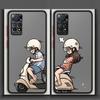 Cartoon Cute Couple Case for Xiaomi Redmi Note 14 A4 14C 11 12 13 Pro Plus 9S 10 13C Funda Back Phone Cover