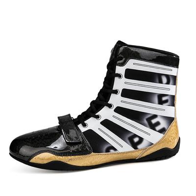 Boxing Shoes Men's Sanda Shoes High Top Fighting Competition Professional Training Shoes Wrestling Shoes Women's Boots Muay Thai Fighting Shoes