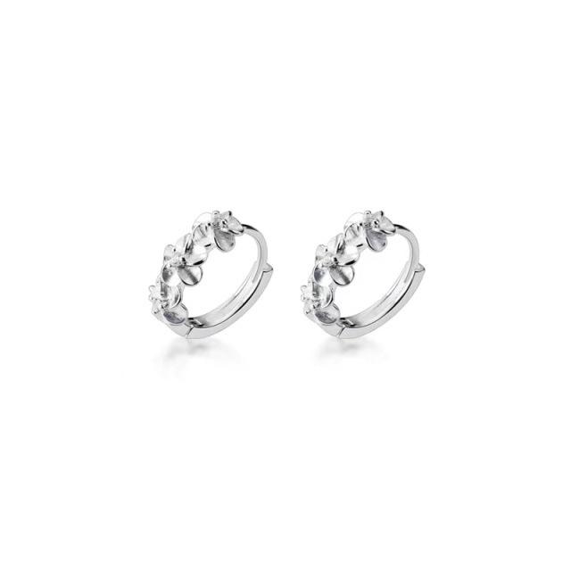 S925 Silver Needle Pearl Stud Earrings for Women