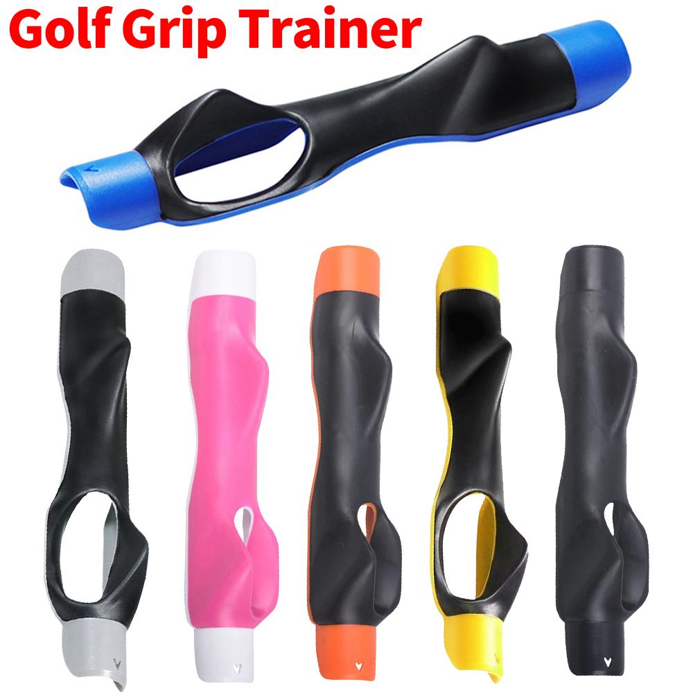 Golf Club Grips Correction Swing Training Grip Type Trainer Device for General Beginner Learn Posture for Right Left Hand Golfer