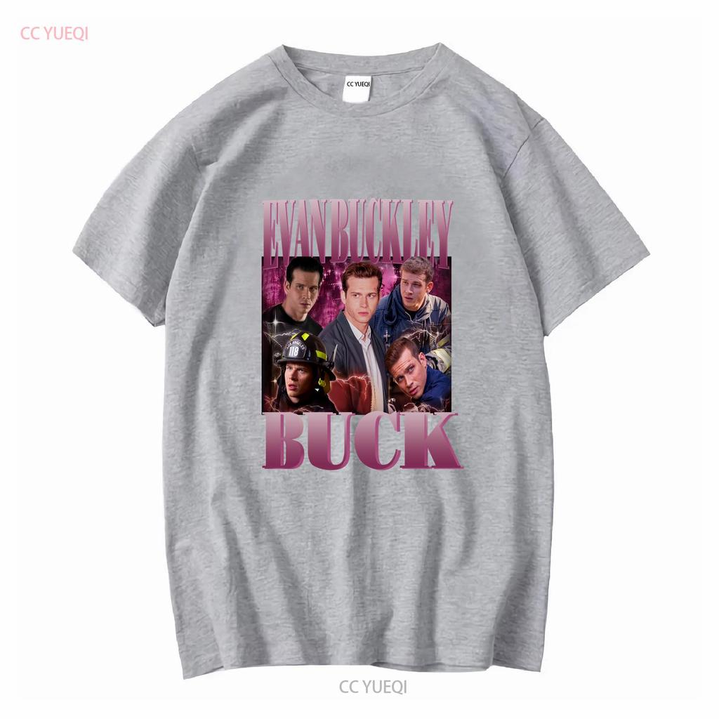 EVAN BUCKLEY T Shirt 9 1 Fan Vintage Washed Graphic Versatile Streetwear Soft Unisex Stretched Casual Slightly Fashion