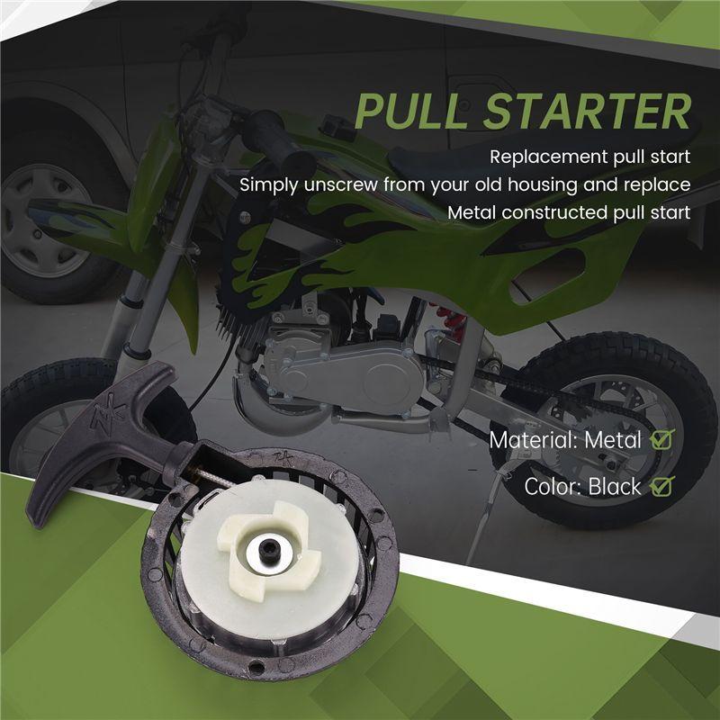 Precise Black Metal Mini Moto Easy Pull Start For 49Cc Mini Quad Dirt Bike Air