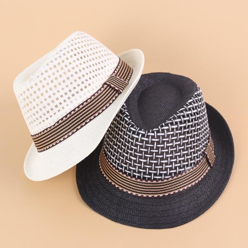 Casual Straw Sun Hat Fashionable & Protective Sun Hat Kids Straw Hat Wide Brim Sun Hat Breathable Hat Lightweight Hat