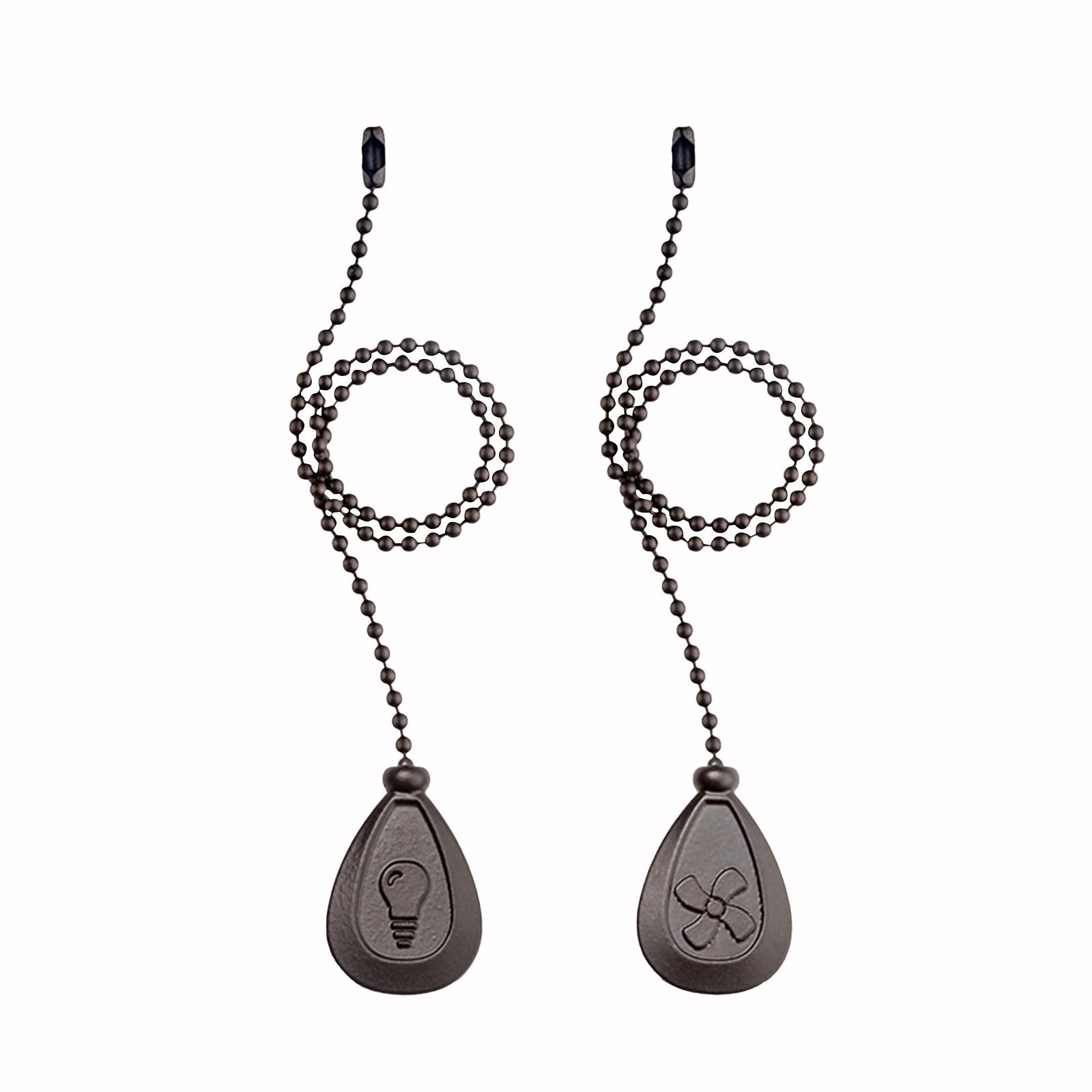 

Цепочка для потолочного вентилятора из бронзы, классические подвесные цепи в форме капли для потолочных вентиляторов и светильников, декоративные удлинители для цепочек для вентиляторов One Size