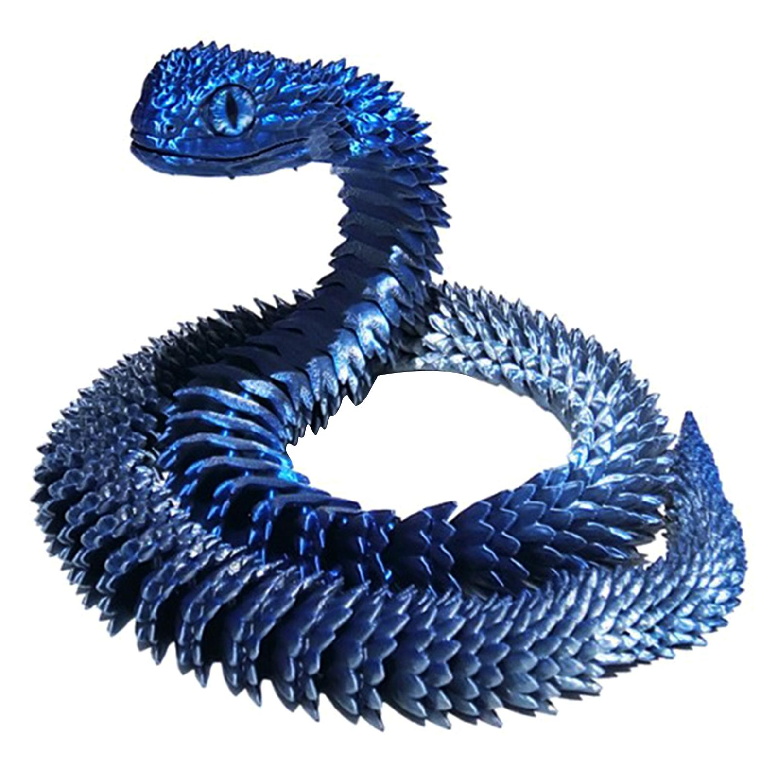 

3D-печатные животные-змея 3D-печатные работа путешествия снятие стресса игрушка для дома/путешествия