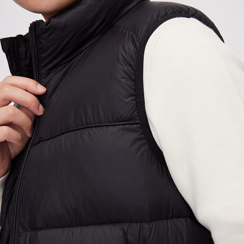 SNOWFLYING Men's Lightweight Stand-Collar Down Vest
