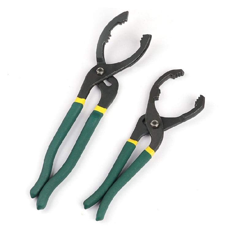 Oil Filter Tool Steel Construction Slip Resistant Handle Effortless Oil Filter Removal Plier For Multiple Vehicles