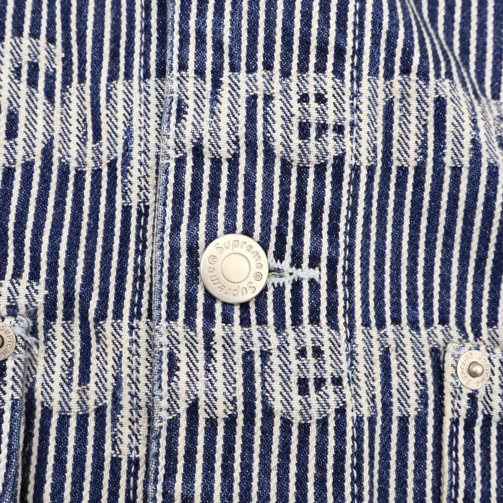 Supreme Denim Chore Trucker Jacket Stripe