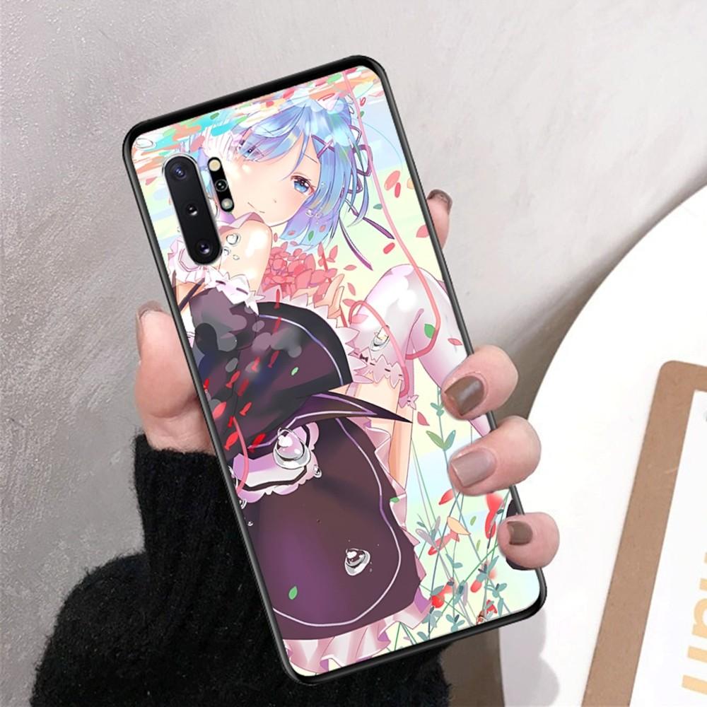 ReZERO Ram Rem Phone Case For Samsung Note 8 9 10 20 pro plus lite M 10 11 20 30 21 31 51 A 21 22 42 02 03