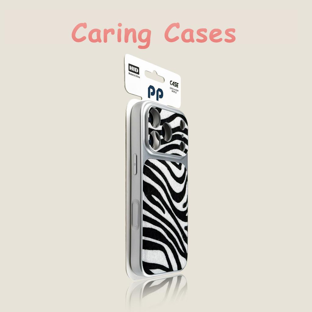 For iPhone 17 Pro Max Case Zebra Print New Aurora-Shift Window Anti-Drop Premium Minimalist Hard Shell Case with iPhone 16 15 14