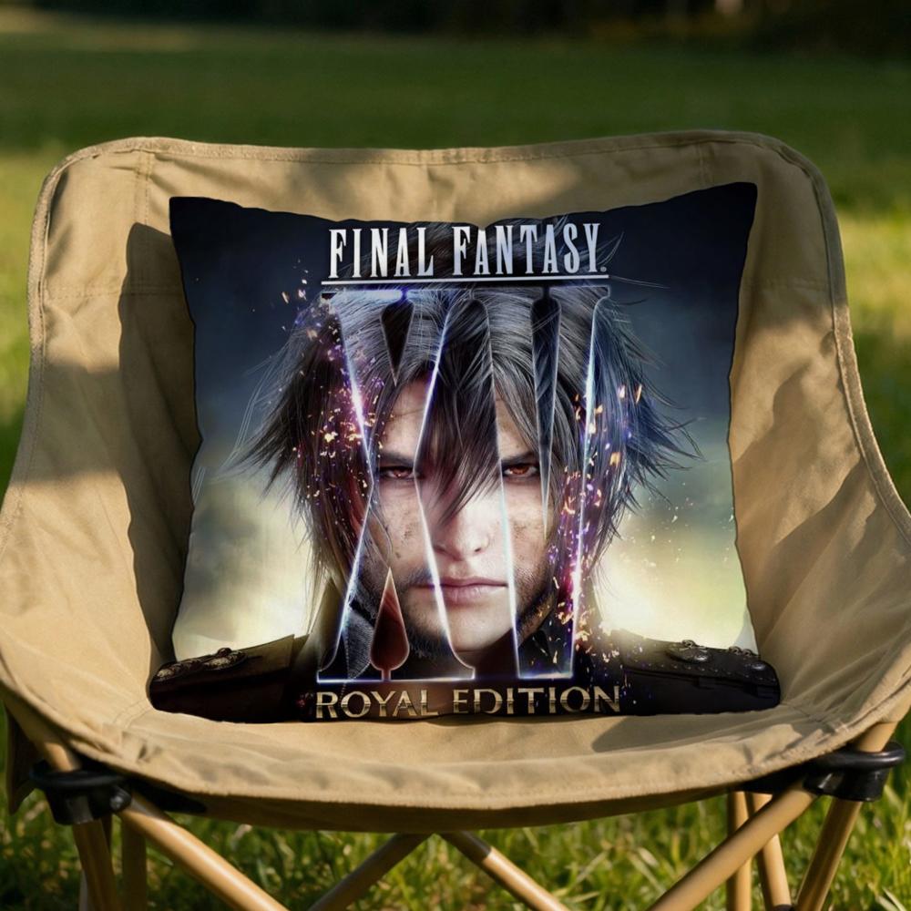 FFinal FFantasy VII Cushion Cover Soft Reversible Durable Pillow Cover MultiScene Use for Home Car Daily Comfort