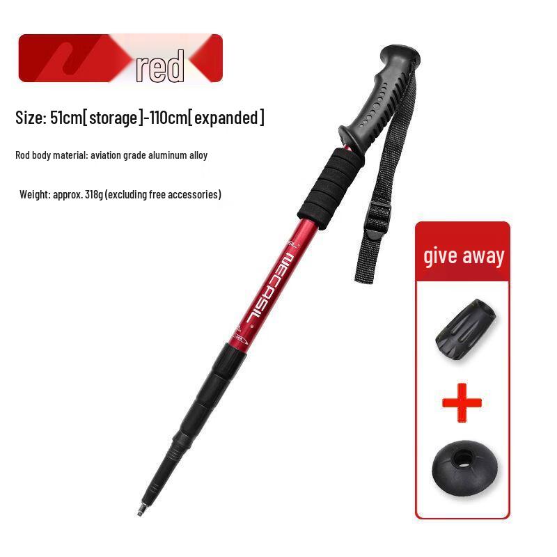 MABOO G103 Aluminum Alloy 4-Section Trekking Pole