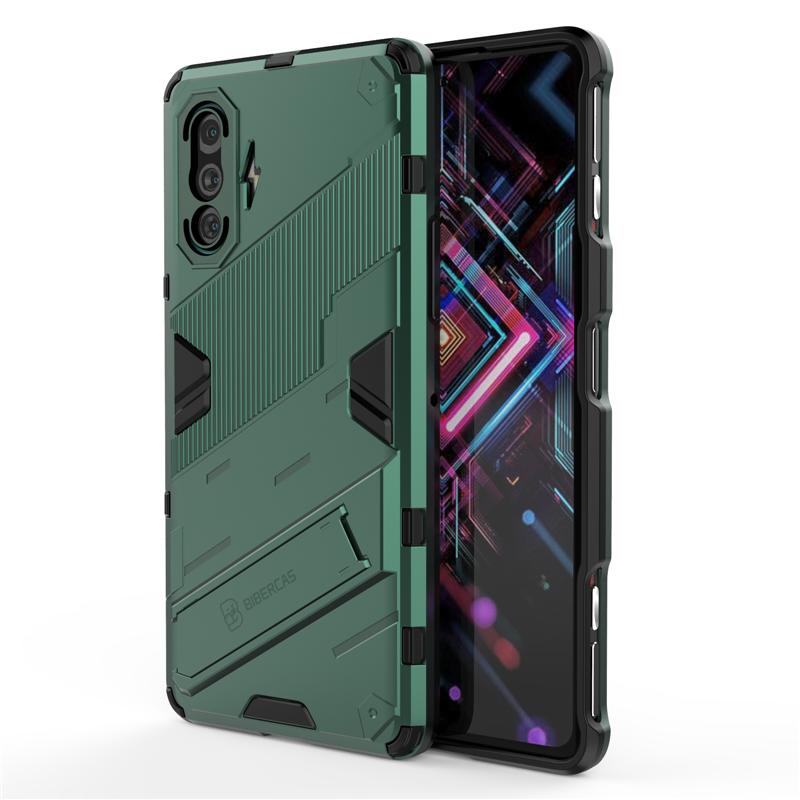 

Для Xiaomi Redmi K40 Gaming Чохол Кришка Бампер Підставка Тримач Повний Захист Броньований Чохол для Телефону Funda Redmi K40 K50 Gaming k70 Redmi K40 Gaming зелений