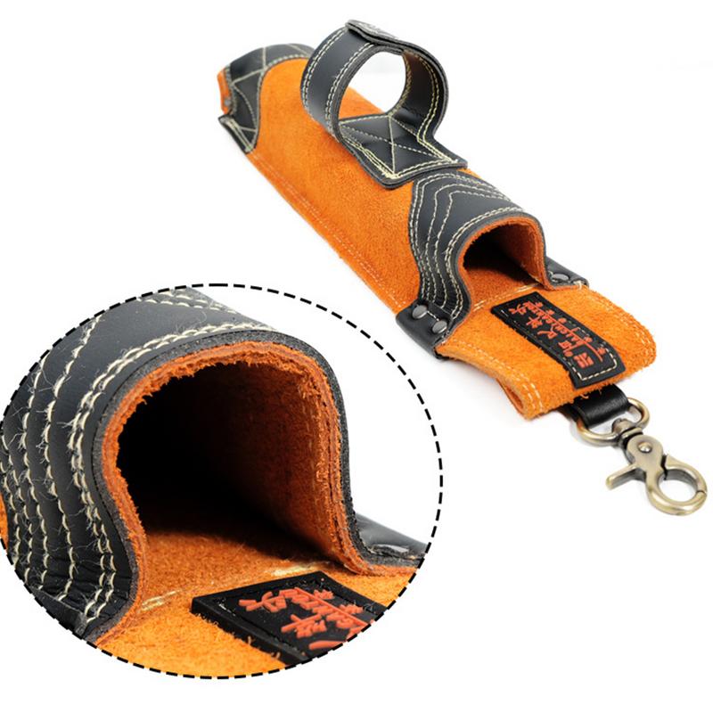 Welding Rod Holder Welding Rod Storage Tube Cowhide Electrode Holder Welding Rod Pouch Welding Rod Waist Bag For Women Men