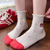 Cute Animal Embroidery Mid-Calf Socks - Trendy Spring/Summer School Style