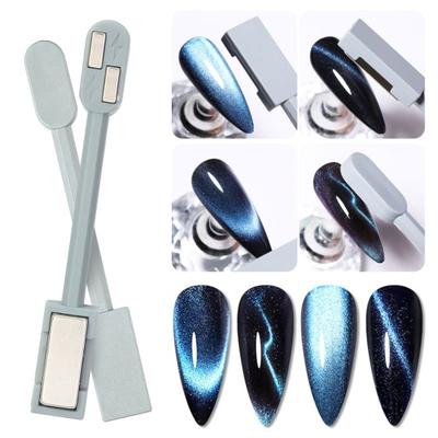 Double-head Nail Art Magnet Stick Gel Cat Eye Nail Magnet Nail Strip 3D Line