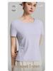 2026 Women's Spring/Summer Yoga T-shirt: Round Neck, Bare Feel, Short Sleeve, Slim Fit, Running & Fitness Top