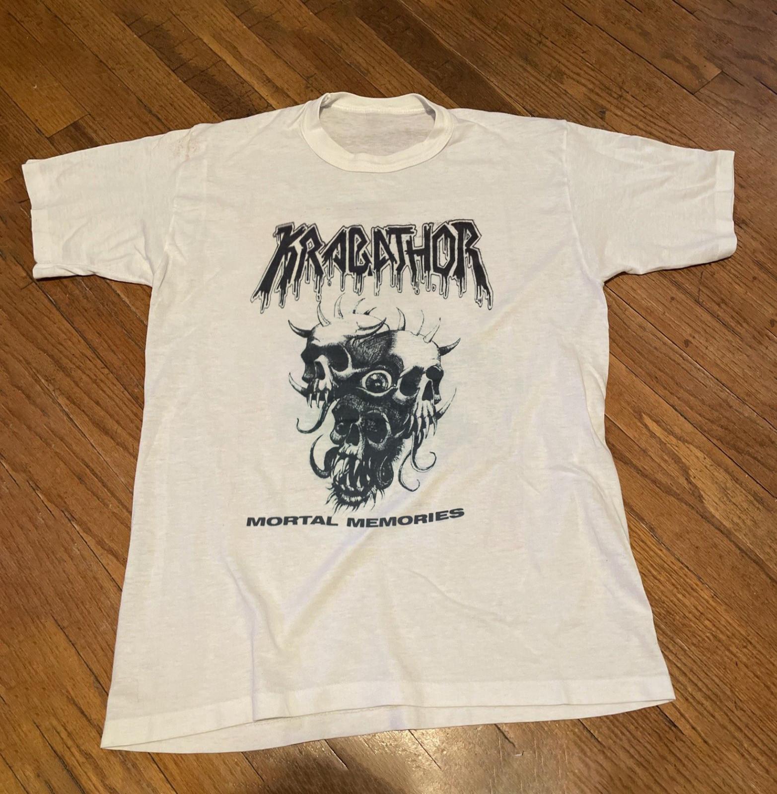 Krabathor Band Mortal Memories Unisex Cotton T-Shirt SB234 4XL