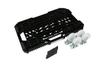 SK11 (SK11) CAR+ (Cartas) Flat Trolley Black Approx. 40 X 60 Cm Load Capacity Approx. 100 Kg Lightweight Can Be Connected Vertically and Horizontally