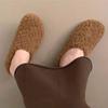 Fashion Fur Women Cotton Slipprs Flats Fashion Slingback Mules Shoes Warm Winter Woman Boots 2025 New Cozy Casual Zapatos De Mujer Botas