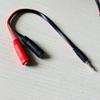 1 Male To 2 Female 3.5 Jack Audio Splitter Cable Audio Cable  Portable   Smart Phone