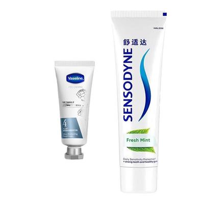 Sensodyne Fresh Mint Zahnpasta & Vaseline Handcreme Bundle