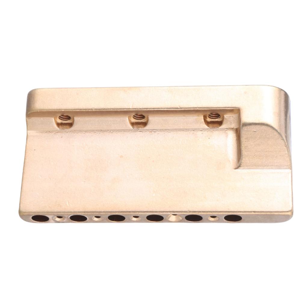 Professional Electric Guitar Bridge Block Replacement Brass Tremolo Block for Tremolo System Bridge Easy Installation