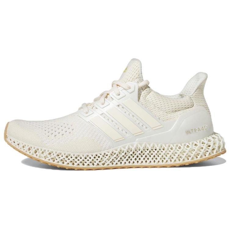 adidas Ultra 4D Running Shoes Wonder White Gold Metallic Men s HP9734 EU 46⅔