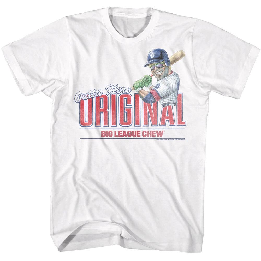 Big League Chew Original Bubble Gum Outta Here Batter Men s T Shirt S