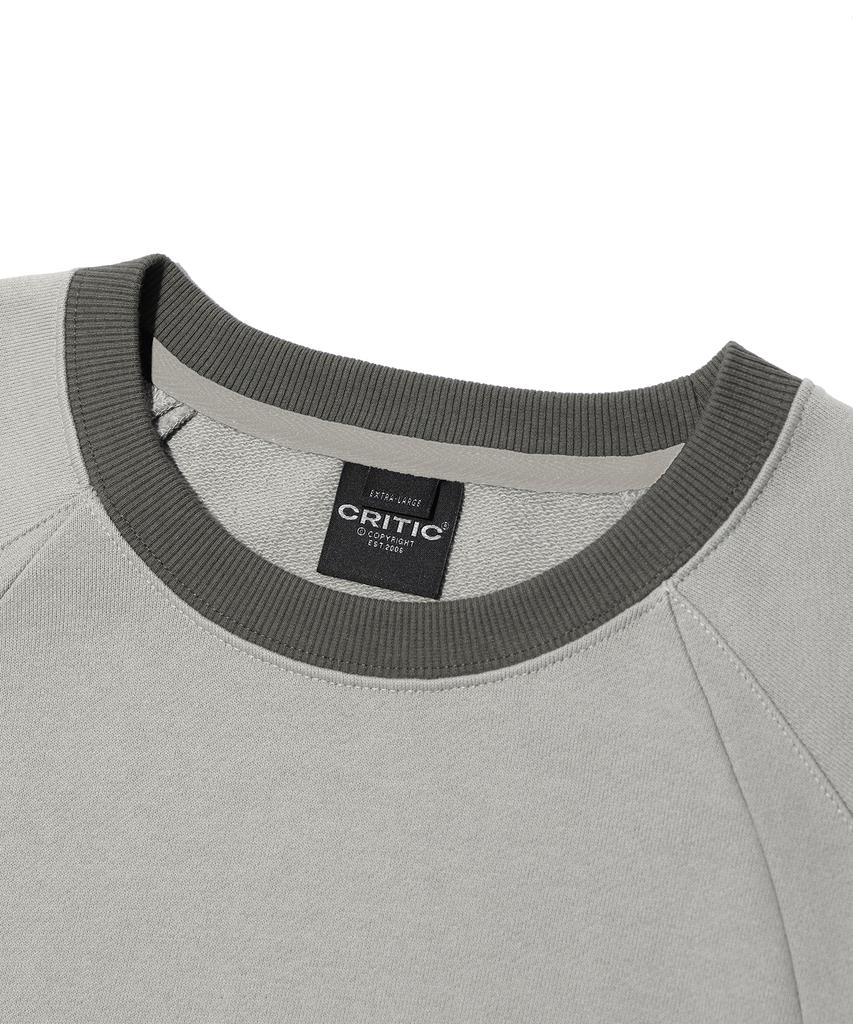 CRITIC Wormhole Incision Sweatshirt Gray