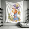 Sarah Kay Wall Tapestry Aesthetic Wall Hanging Printed Fabric Blanket Decorative Tapestries for Bedroom Living Room Home Decor