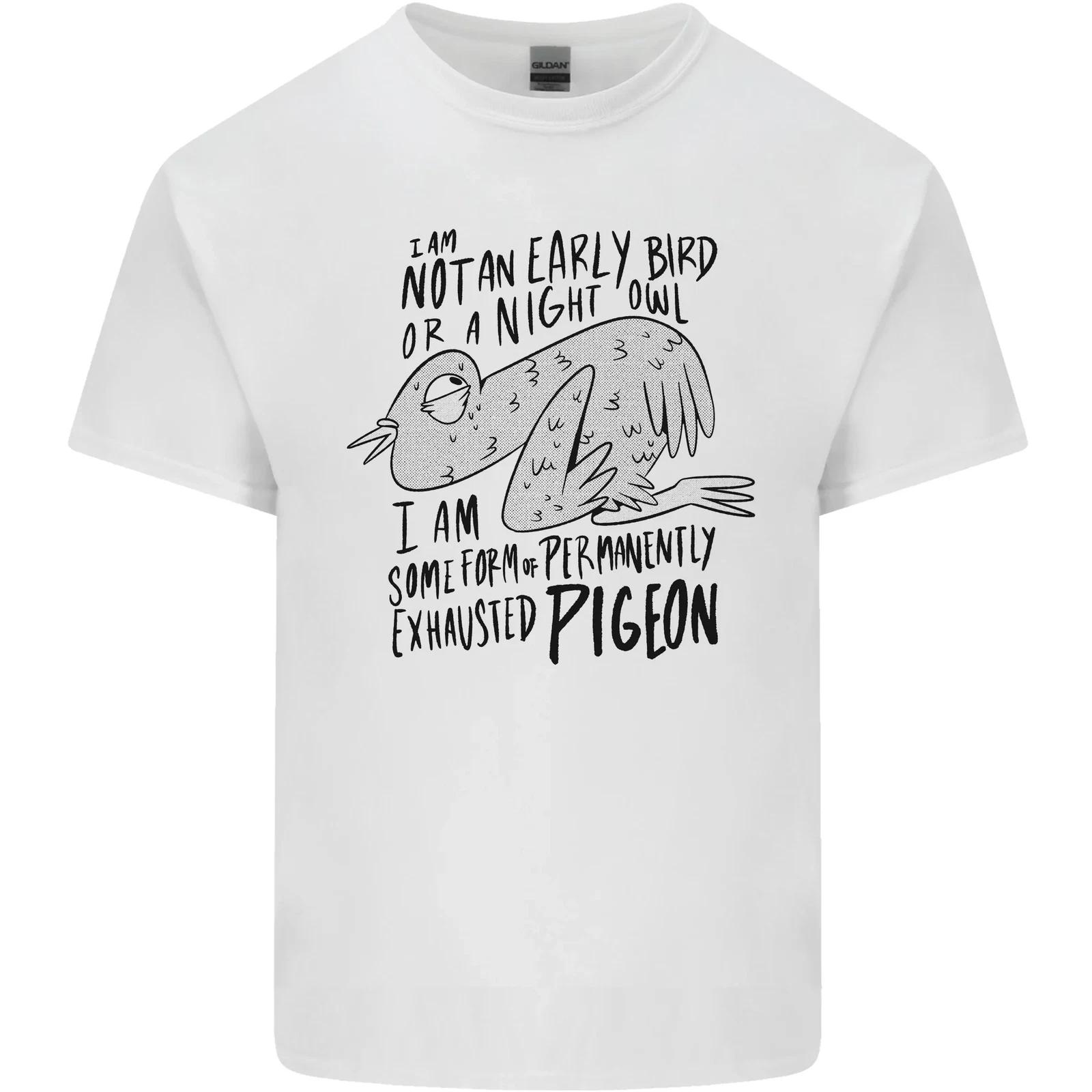 Always Tired Fatigued Exhausted Pigeon Funny Kids T-Shirt Childrens M