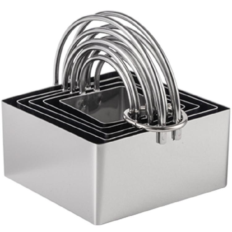 Stainless Steel Cookie Molds With Handle Multipurpose Cutters For Cakes Sandwiches Dishwasher Friendly