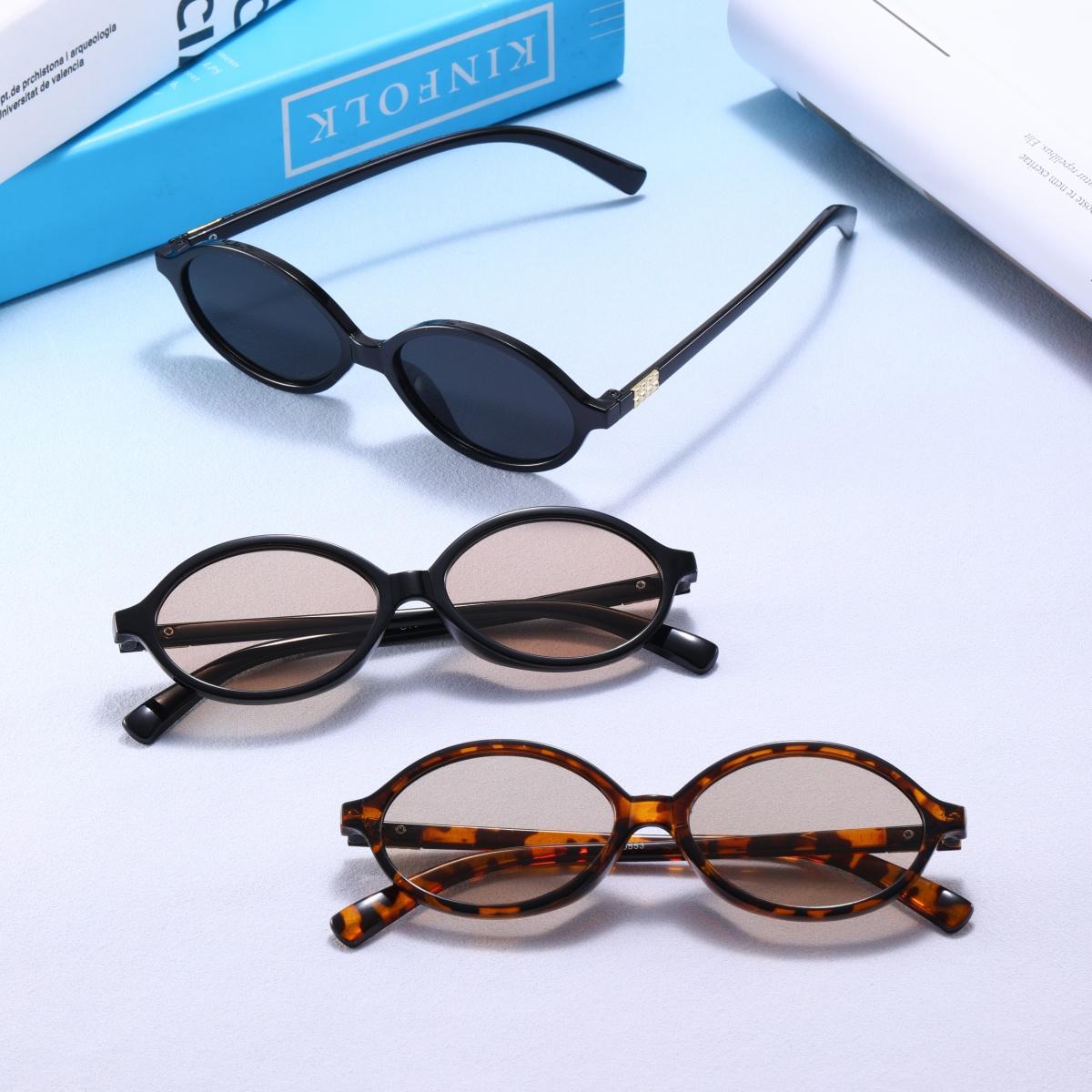 3pcs European and American style men s and women s Y2K fashionable sunglasses, trendy and versatile, summer sun shading, sun pro