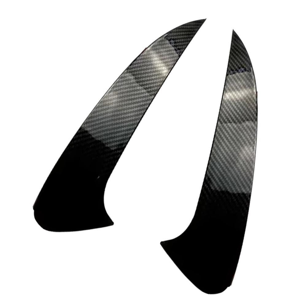 

For Mercedes Benz GLE Coupe C292 2015-2018 Rear Vent Trim Bumper Trim Lip Side Canards Fin Splitter ABS Glossy/Carbon Black вуглецевого волокна, чорного кольору