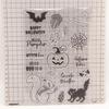 Halloween Clear Stamp Metal Cutting Dies Set for DIY Craft Making Embossing Photo Album Scrapbooking Home Decoration