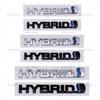 3D ABS HYBRID Logo Seitenkotflügel Heckklappe Emblem Abzeichen Autoaufkleber Decals Für Prius Camry Crown Auris Rav4 Yaris L Highlander