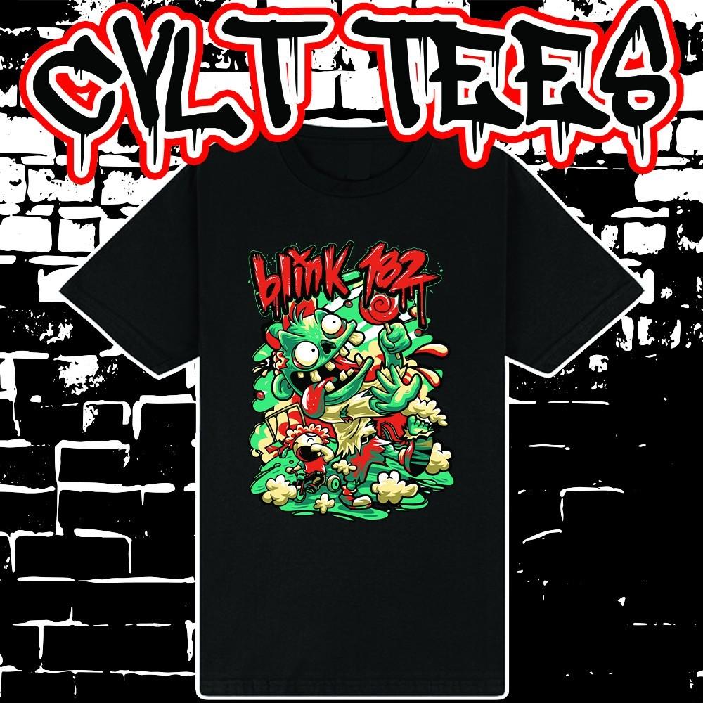 Blick 182 Band Tee 100% Cotton Unisex T-Shirt M