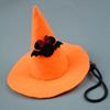 Witch Pet Hat Costume Accessory With Pumpkin And Bat Designs For Wear Halloween