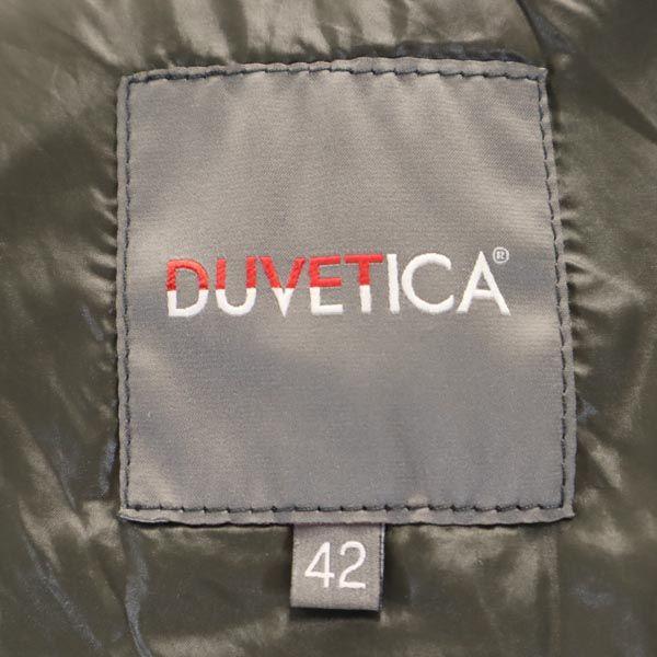 DUVETICA Down Switch Long sleeve Real fur Down jacket 42 Khaki Women Used