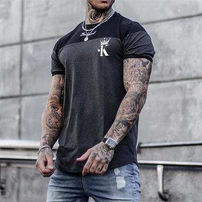 Herren T-Shirt Sommer 3D Gedrucktes Kurzarm Oberteil Mode Hip Hop T-Shirt Herrenbekleidung
