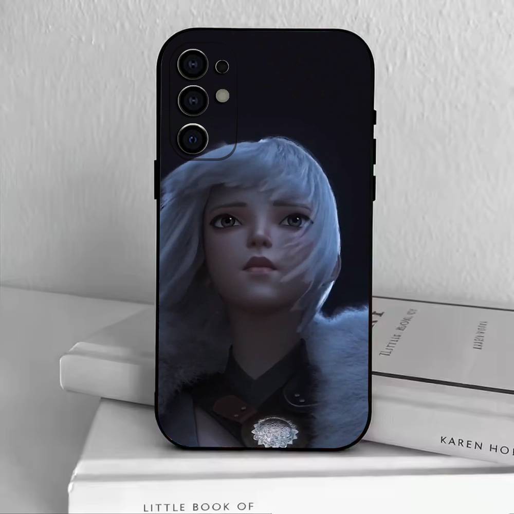 L-Ling Cage Phone Case For Samsung S25,S24,S21,S22,S23,S30,Ultra,S20,Plus,Fe,Soft Silicone Black Cover