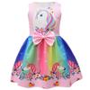 Summer New Frozen Princess Dress Mermaid Dress 3D Digital Printing Birthday Dress Children'S Dress